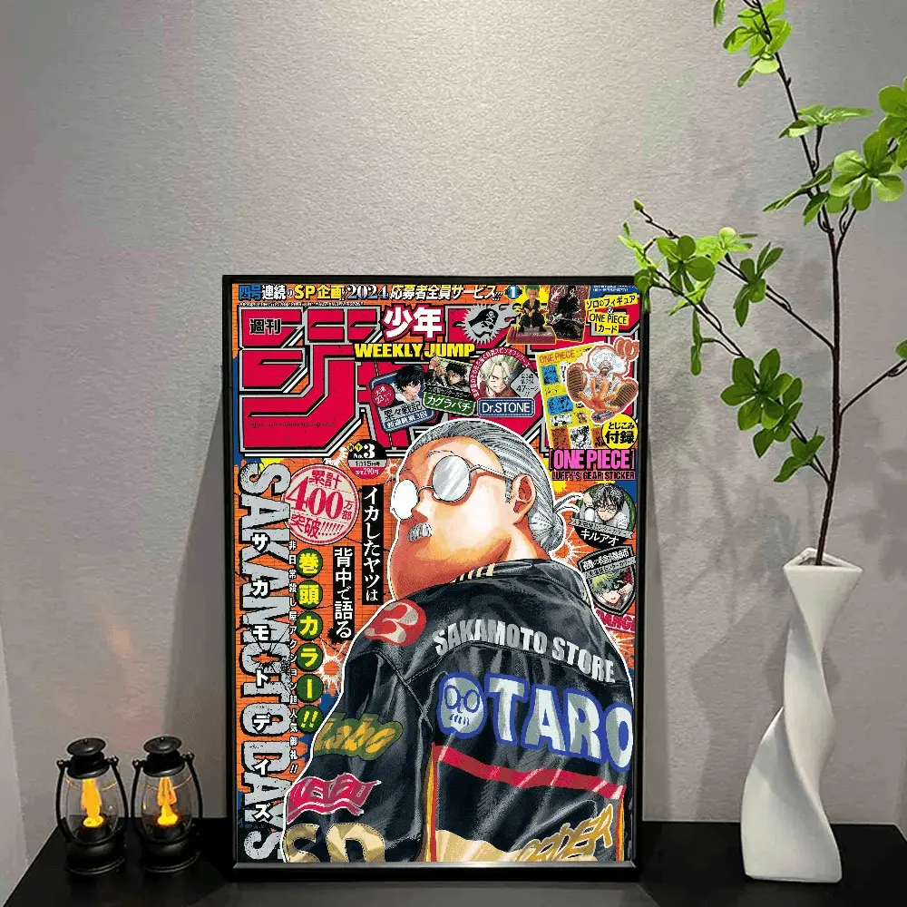 Sakamoto Days Anime Poster – Modern Wall Art For Home & Gifts! - Persona Heaven