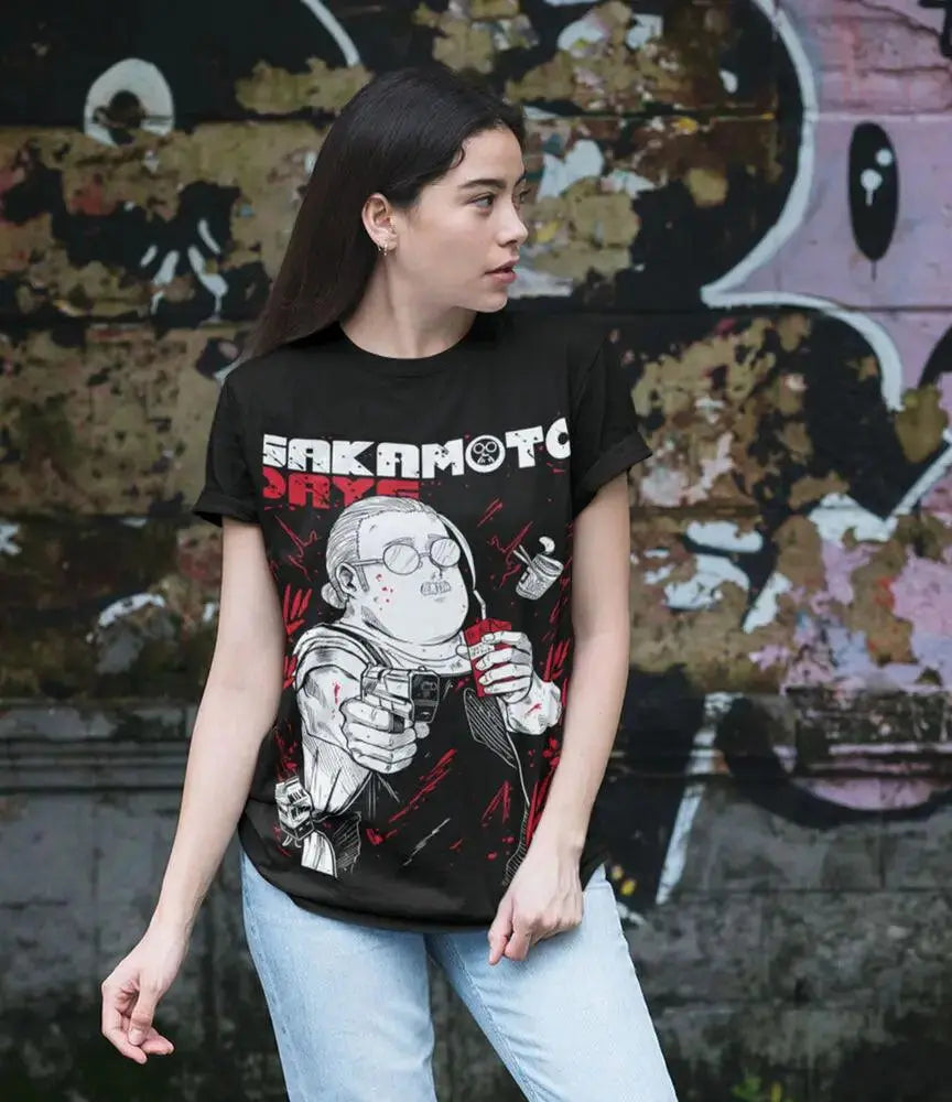 Sakamoto Days T-Shirt – Taro Sakamoto & Nagumo Design! - Persona Heaven