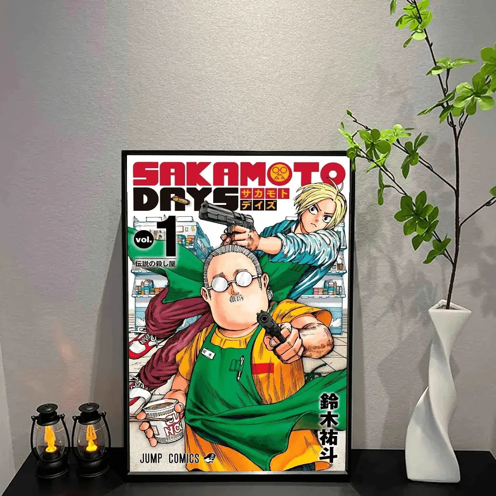 Sakamoto Days Anime Poster – Modern Wall Art For Home & Gifts! - Persona Heaven