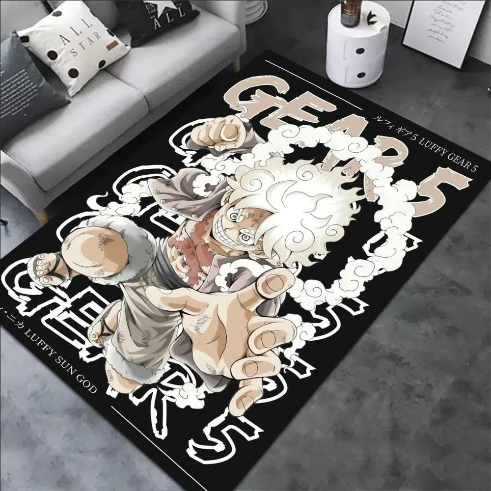 Gear 5 Luffy Area Rugs - Persona Heaven
