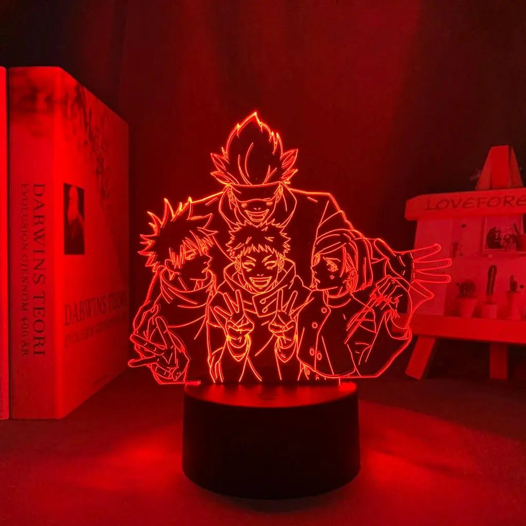 Anime Lamp Satoru Gojo Jujutsu Kaisen Led Night Light For Birthday Gift Jujutsu Kaisen Nightlight Satoru Gojo Lamp Drop Shipping - Persona Heaven