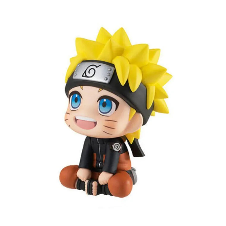 Popular Naruto anime figures Kakashi action figures Q version models cute Sasuke Itachi figures car decoration accessories toys