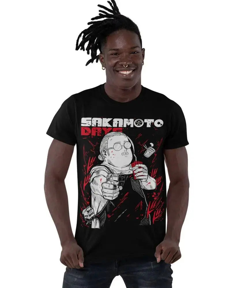 Sakamoto Days T-Shirt – Taro Sakamoto & Nagumo Design! - Persona Heaven