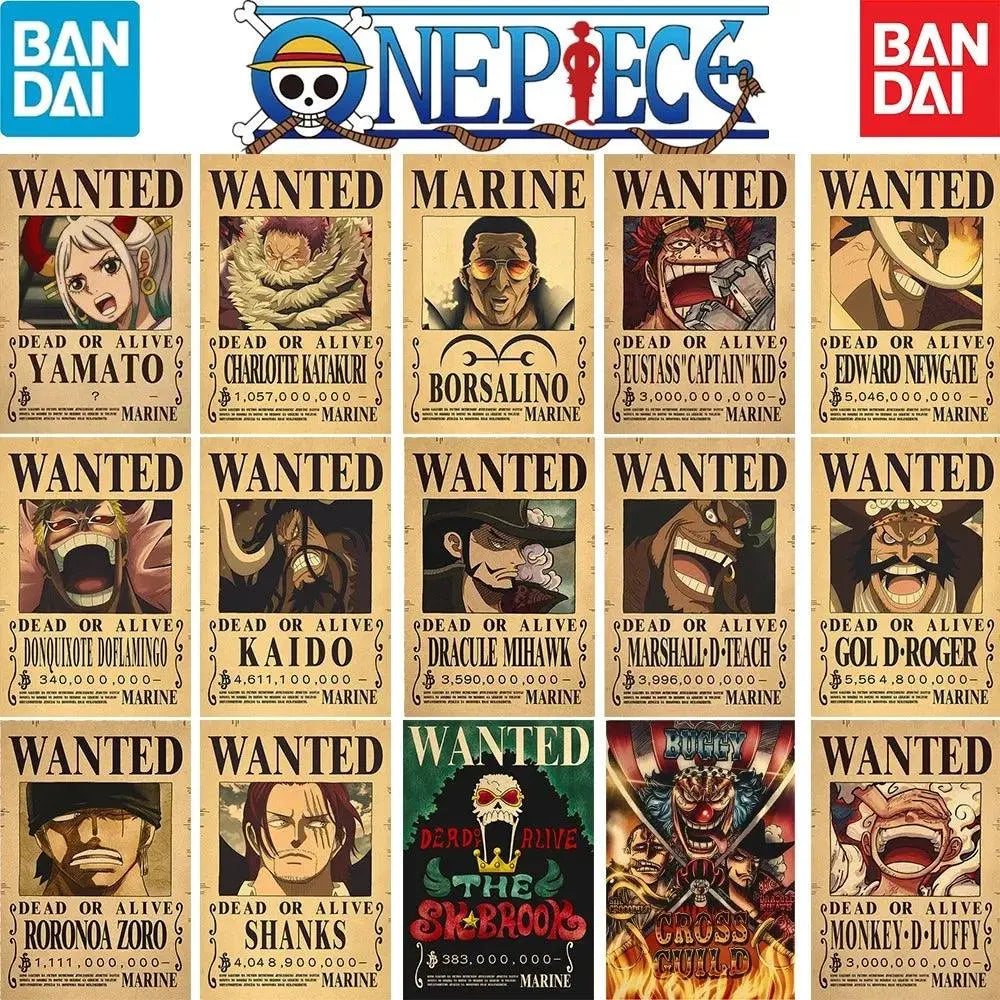 One Piece Bounty Wanted Posters - Persona Heaven