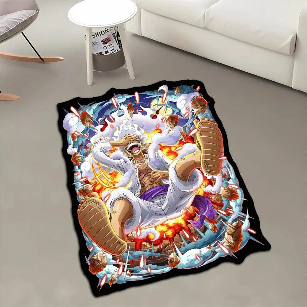 Gear 5 Luffy Area Rugs - Persona Heaven