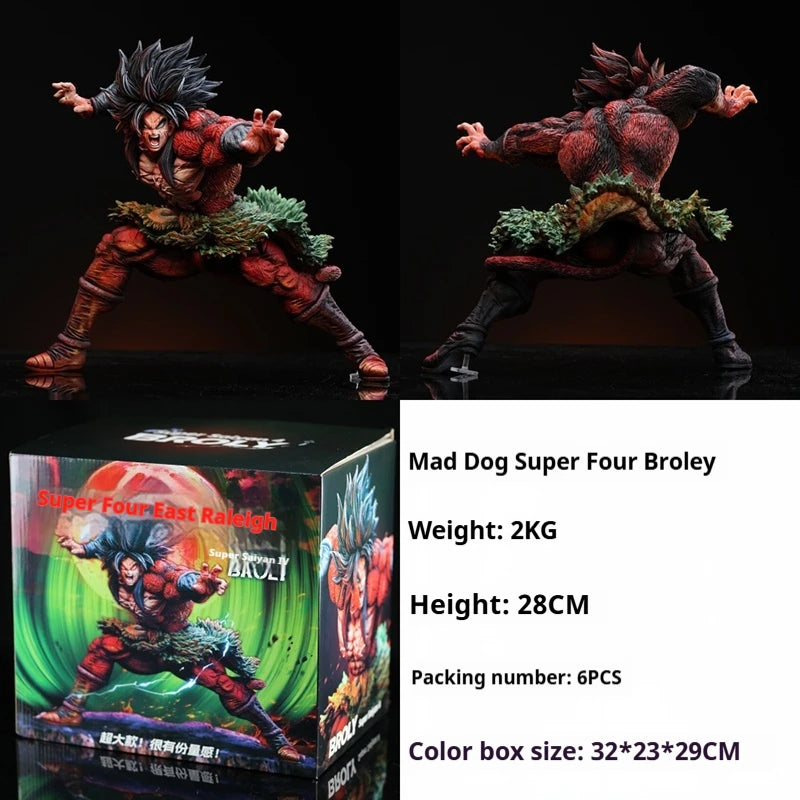 28cm Dragon Ball Figure Broly Figure Super Saiyan 4