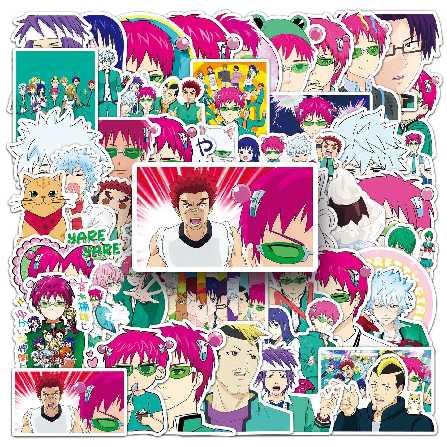 Saiki Kusuo Stickers
