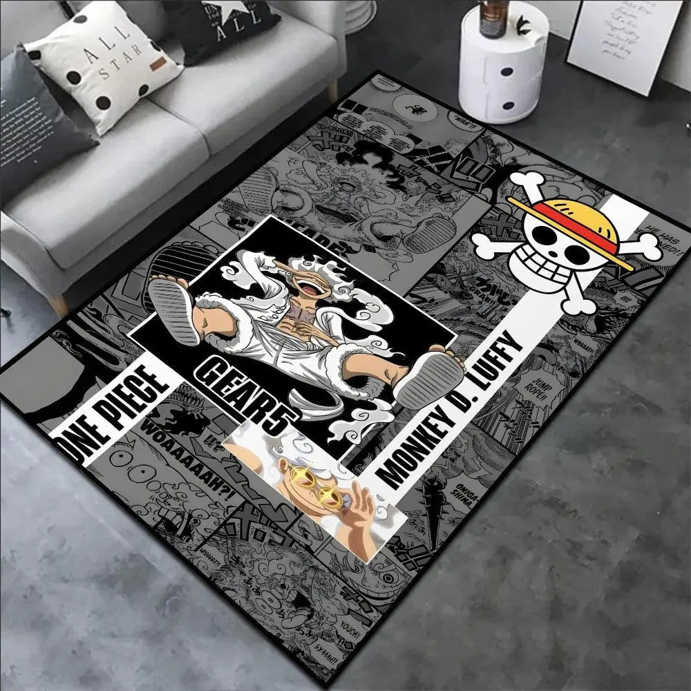 Gear 5 Luffy Area Rugs - Persona Heaven