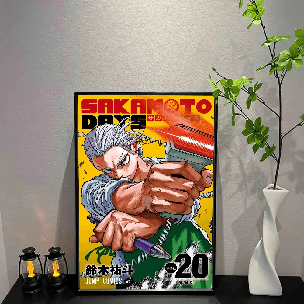 Sakamoto Days Anime Poster – Modern Wall Art For Home & Gifts! - Persona Heaven
