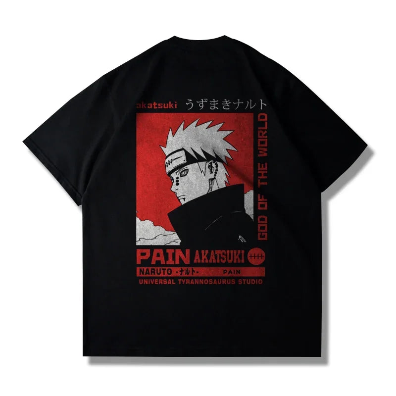 “Naruto & Sasuke Cotton T-Shirt – Unisex Anime Tee for Adults & Kids”