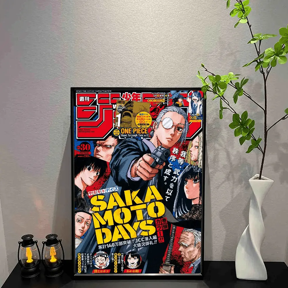 Sakamoto Days Anime Poster – Modern Wall Art For Home & Gifts! - Persona Heaven