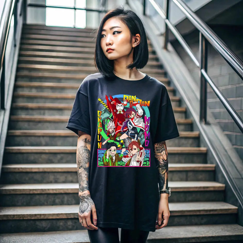 Dandadan Okarun T-shirt Momo Ayase Anime
