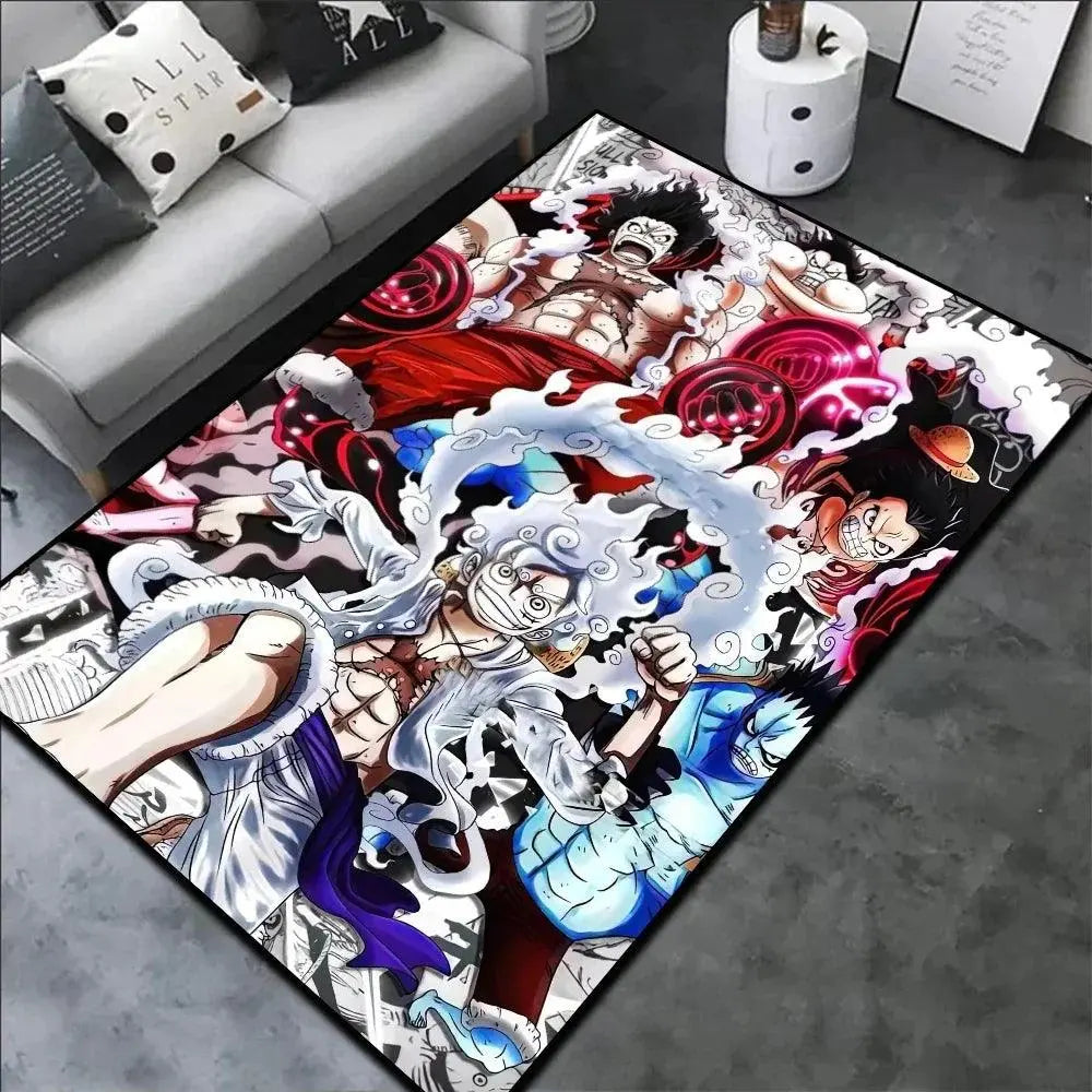Gear 5 Luffy Area Rugs - Persona Heaven