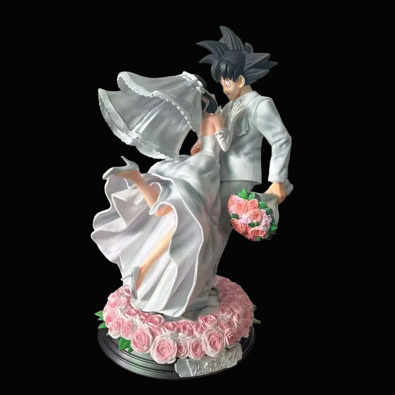 Dragon Ball Figure Z Son Goku Figures Chichi Wedding Version Figurine