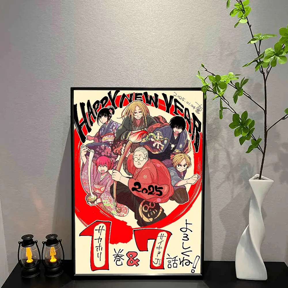 Sakamoto Days Anime Poster – Modern Wall Art For Home & Gifts! - Persona Heaven