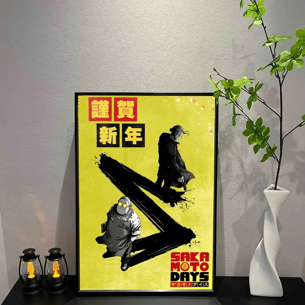 Sakamoto Days Anime Poster – Modern Wall Art For Home & Gifts! - Persona Heaven