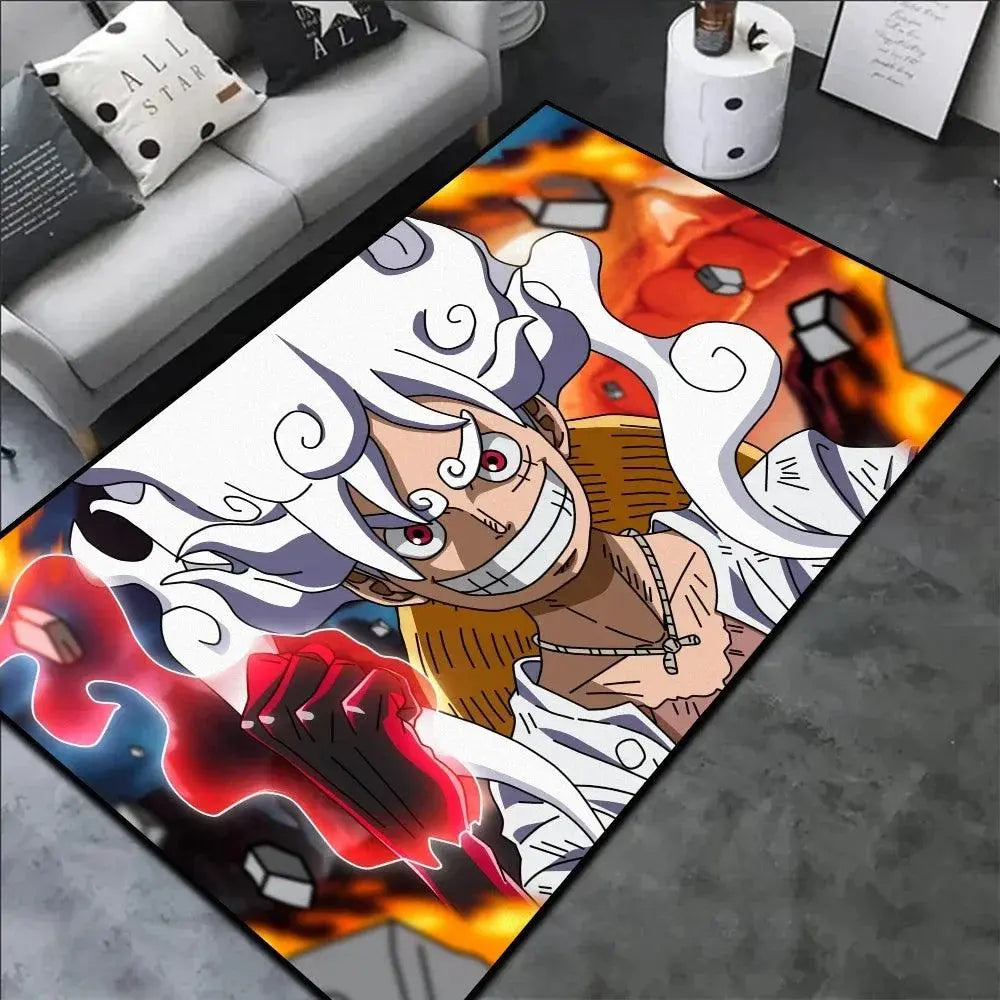Gear 5 Luffy Area Rugs - Persona Heaven