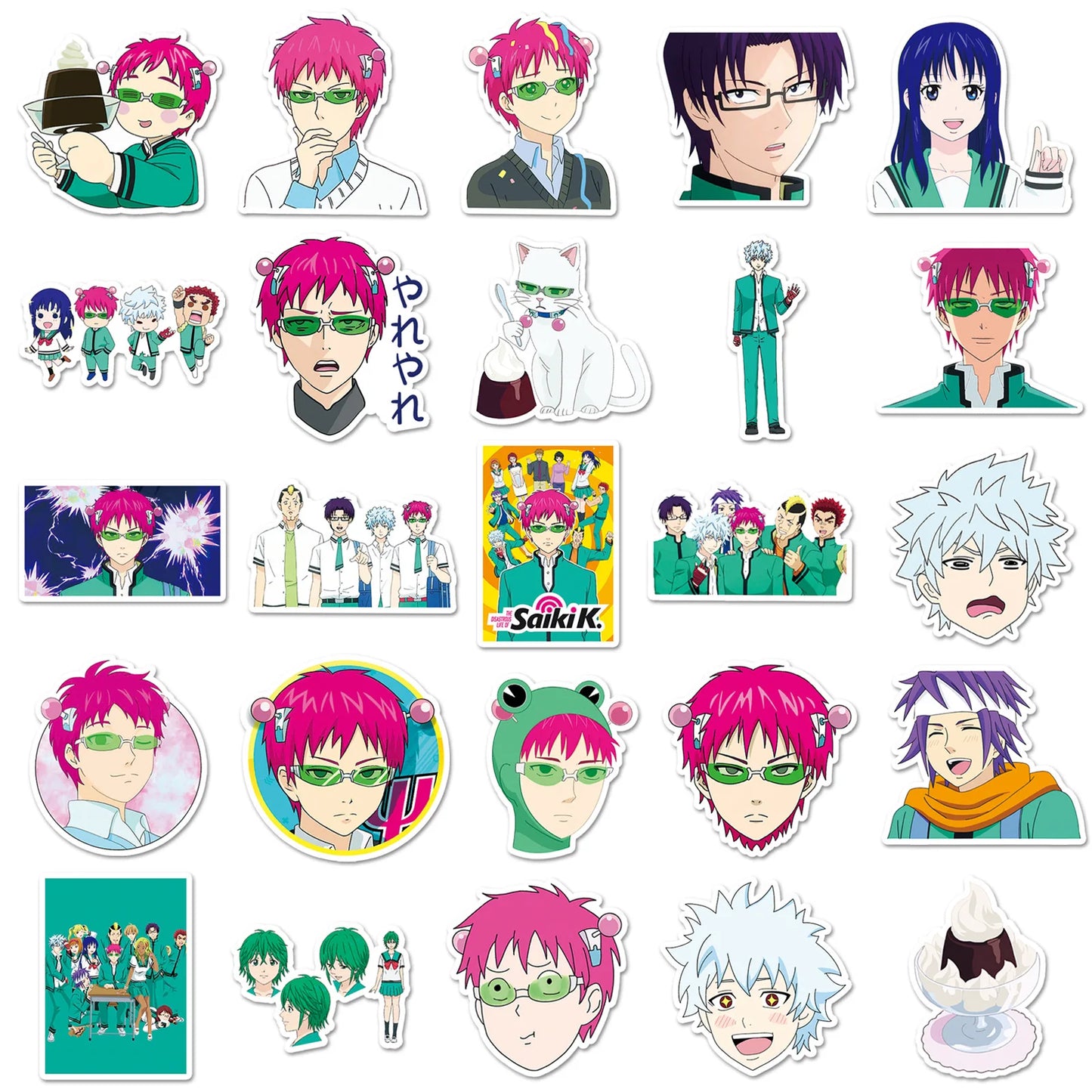 Saiki Kusuo Stickers