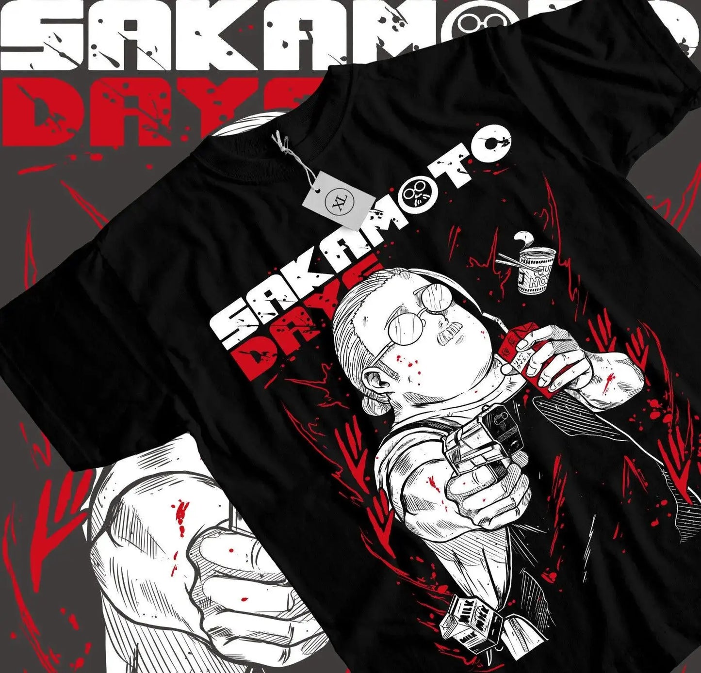 Sakamoto Days T-Shirt – Taro Sakamoto & Nagumo Design! - Persona Heaven