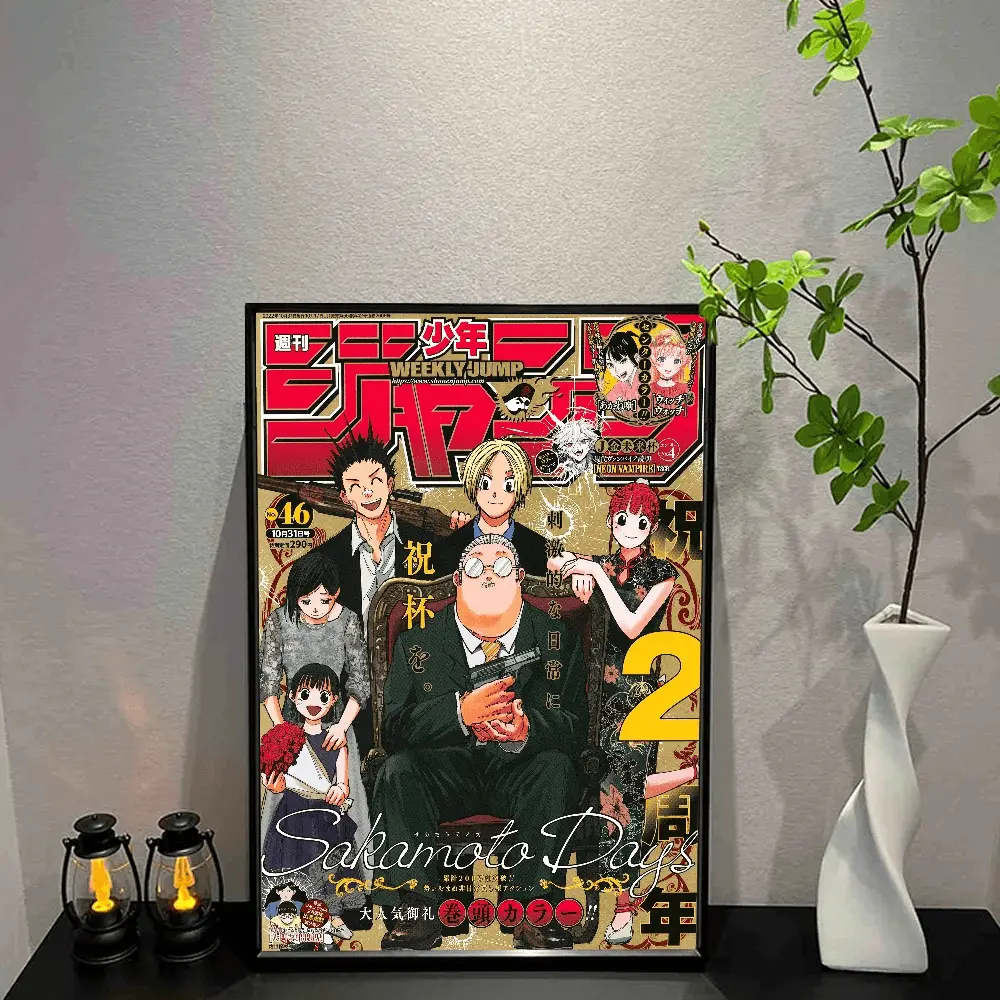 Sakamoto Days Anime Poster – Modern Wall Art For Home & Gifts! - Persona Heaven