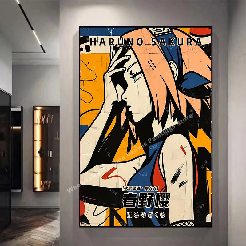 Naruto Graffiti Posters