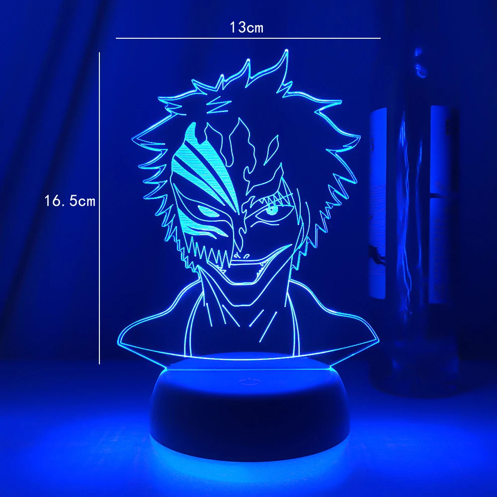 Bleach Mask Face Led Night Light Lamp