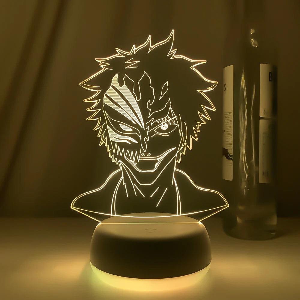 Bleach Mask Face Led Night Light Lamp
