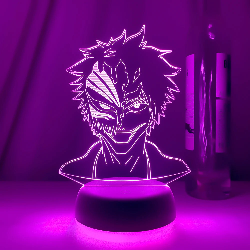 Bleach Mask Face Led Night Light Lamp
