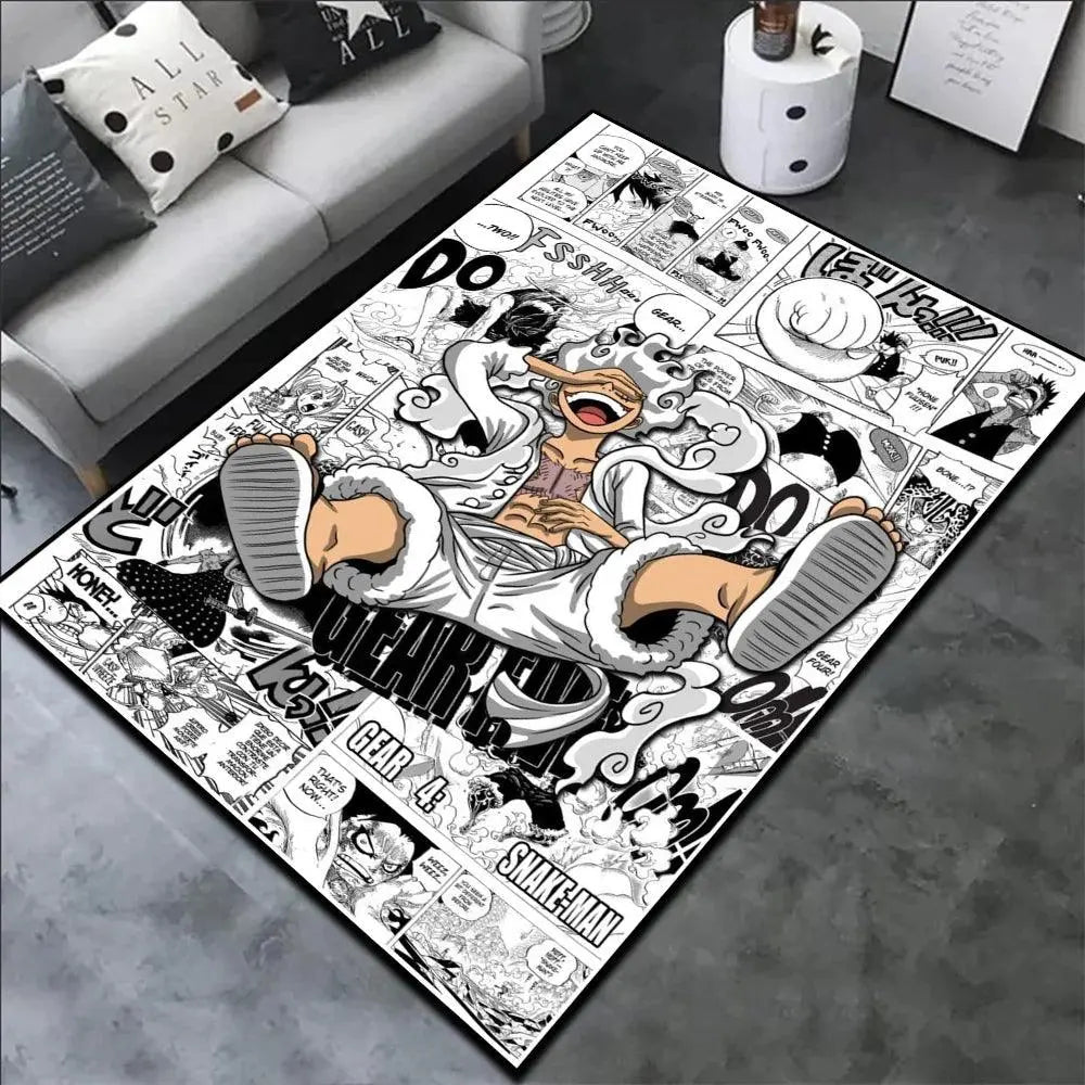 Gear 5 Luffy Area Rugs - Persona Heaven
