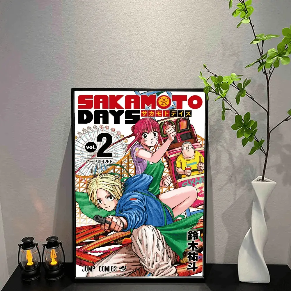Sakamoto Days Anime Poster – Modern Wall Art For Home & Gifts! - Persona Heaven