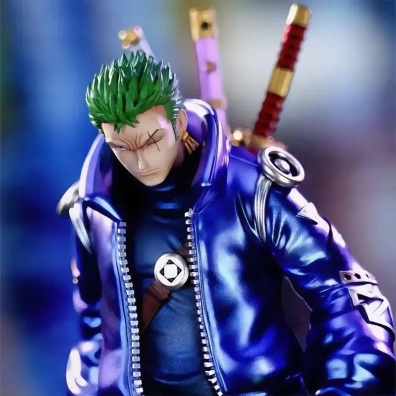Cyberpunk Zoro Anime One Piece Figure