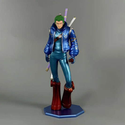 Cyberpunk Zoro Anime One Piece Figure