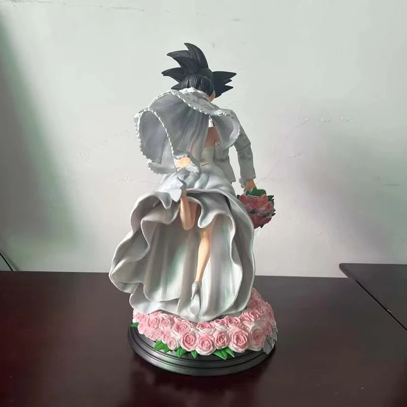 31cm Dragon Ball Figure Z Son Goku Figures Chichi Wedding Version Figurine