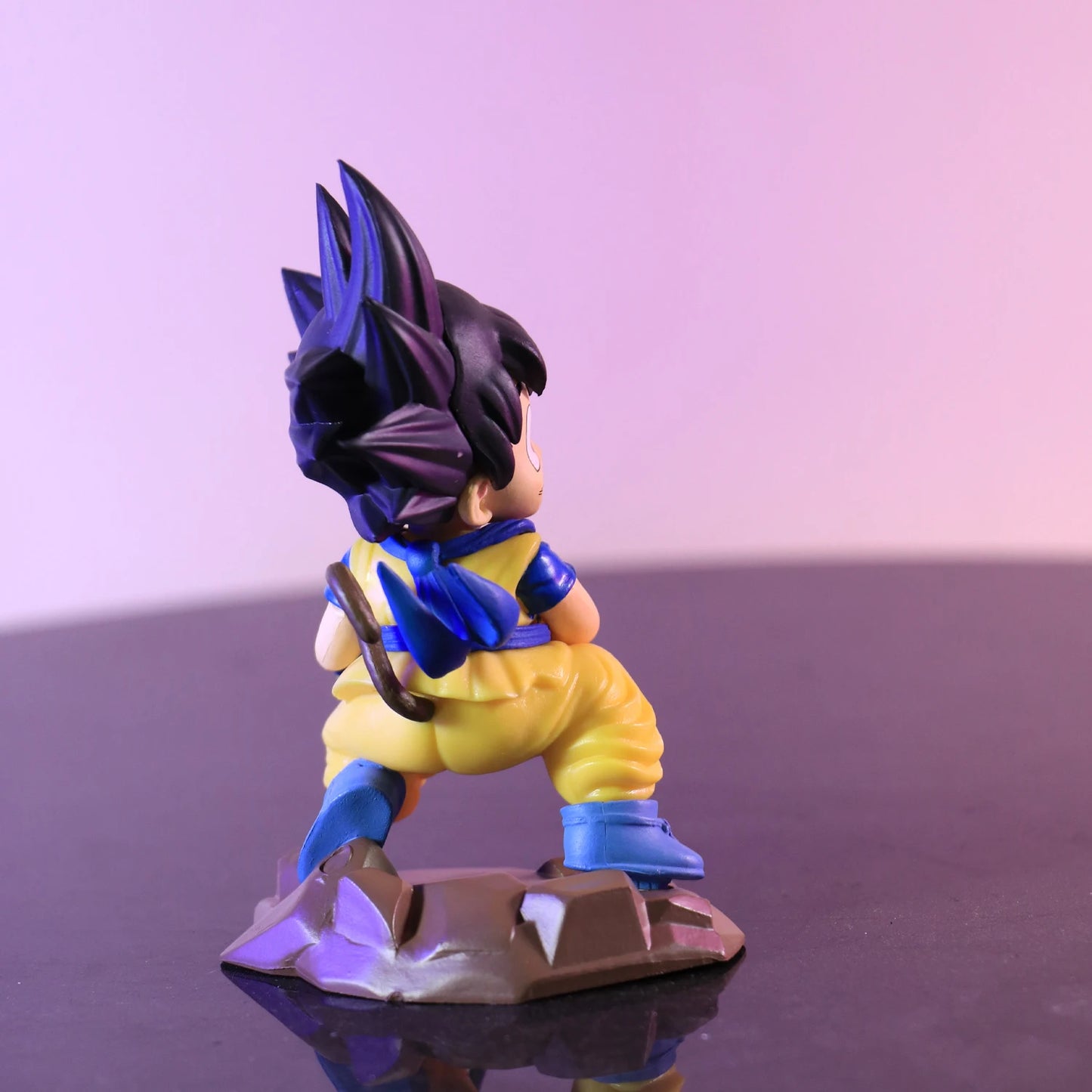 Kid Goku Holding Poole Figurine