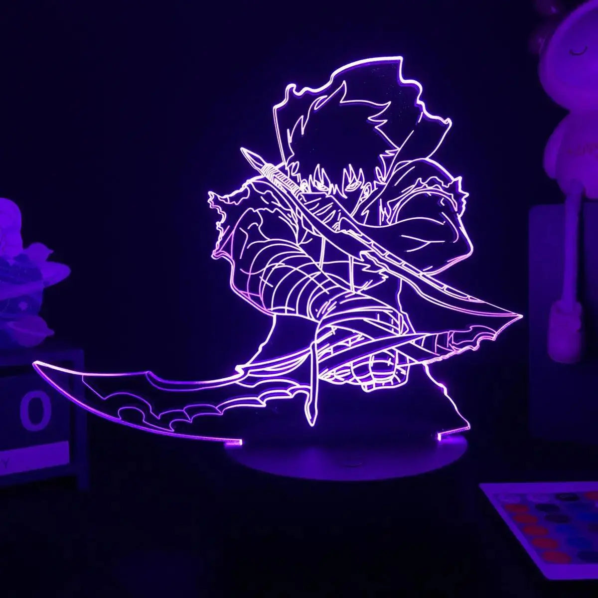 Solo Leveling Led Light Acrylic Stand - Persona Heaven