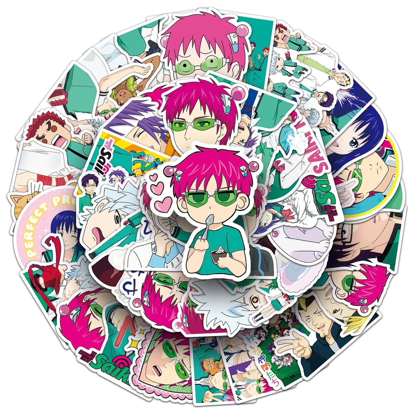 Saiki Kusuo Stickers