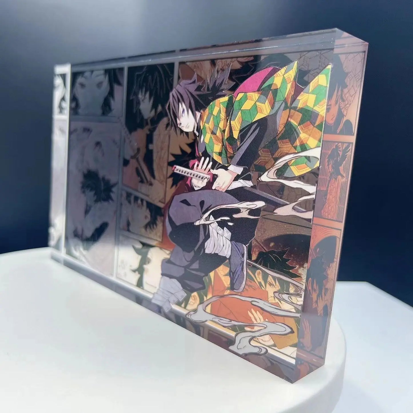 New Demon Slayer Creative High-value Bar Chi Tokitou Muichirou Acrylic Brick